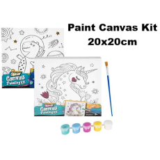 Printed Glitter Painting Canvas - size 20 x 20cm